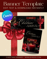 Christmas Arrivals - Website Banner (template)