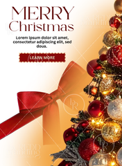Merry Christmas - Website Banner (template)