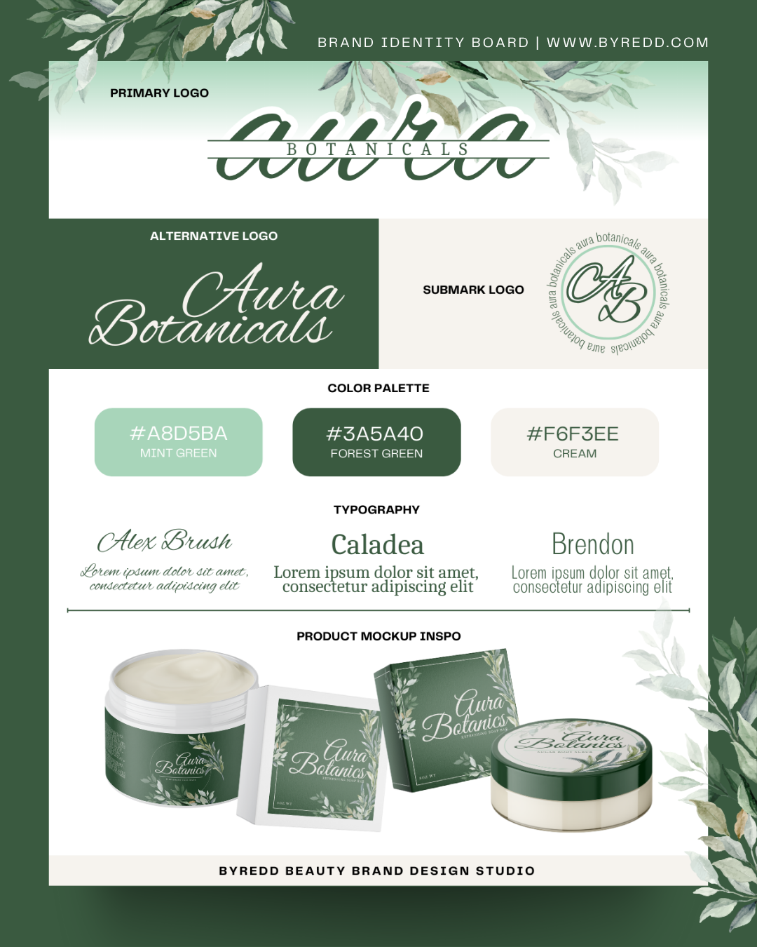 Custom Brand Identity Board – Visual Branding for Small Businesses