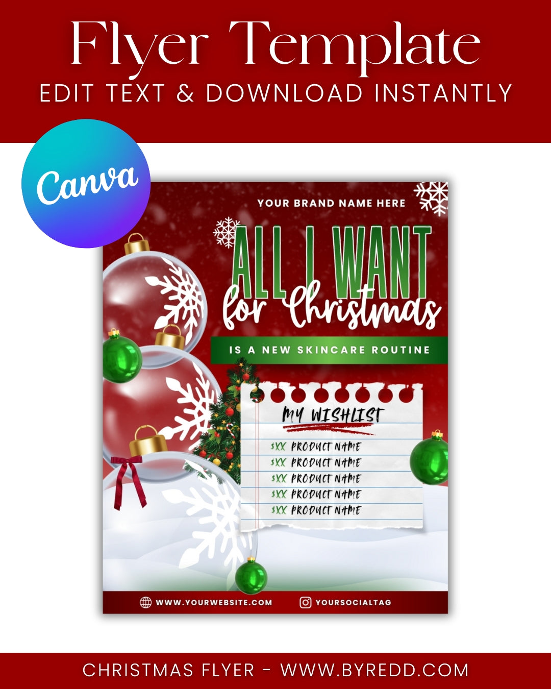 All I Want For Christmas (template)