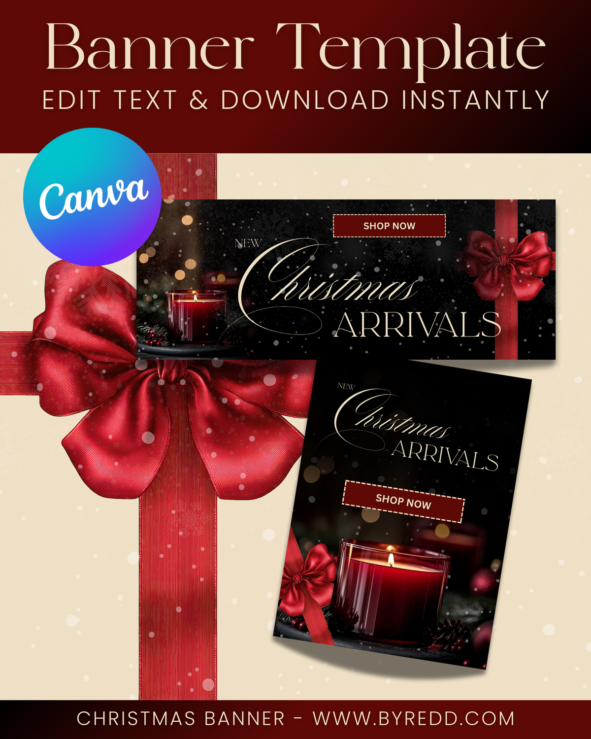 Christmas Arrivals - Website Banner (template)