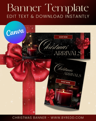 Christmas Arrivals - Website Banner (template)