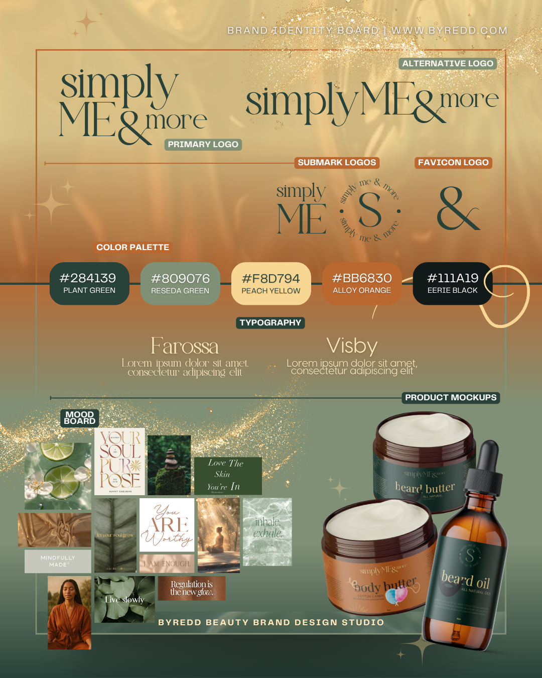 Custom Brand Identity Board – Visual Branding for Small Businesses