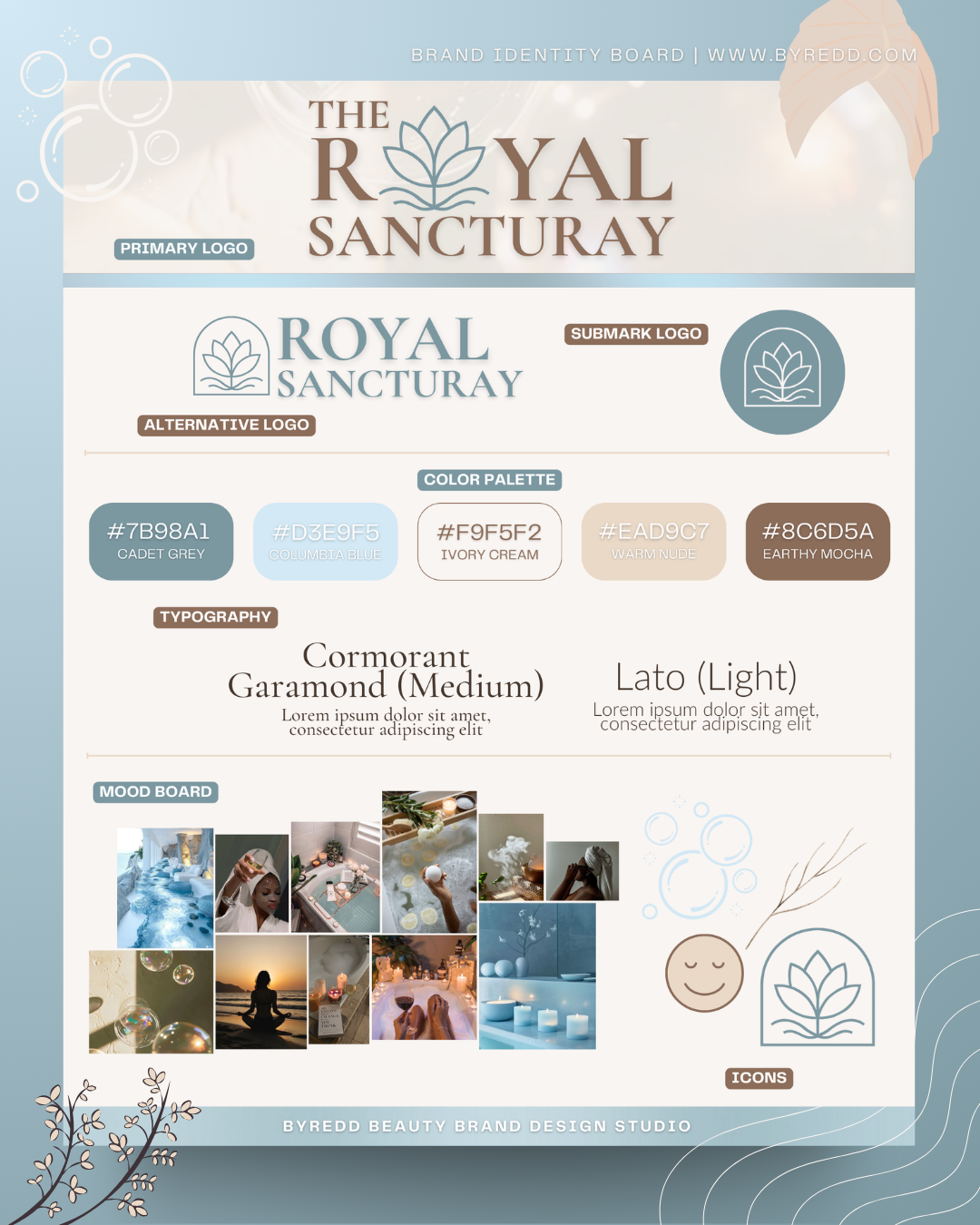 Custom Brand Identity Board – Visual Branding for Small Businesses
